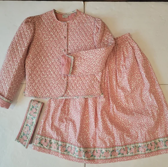 Vintage Vera Bradley Quilted Top & skirt - Picture 8 of 10